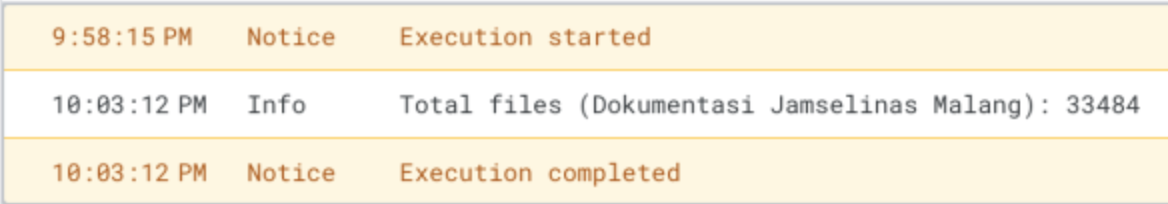 Dokumentasi jamselinas malang
